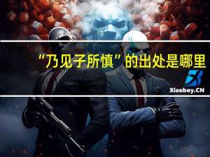 “乃见子所慎”的出处是哪里