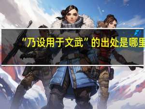 “乃设用于文武”的出处是哪里