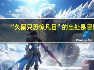 “久留只恐惊凡目”的出处是哪里