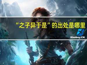 “之子异于是”的出处是哪里