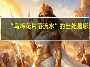 “乌啼花片落流水”的出处是哪里