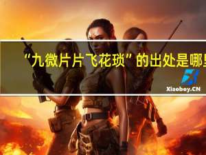 “九微片片飞花琐”的出处是哪里