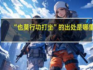“也莫行功打坐”的出处是哪里