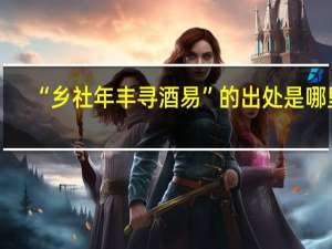 “乡社年丰寻酒易”的出处是哪里