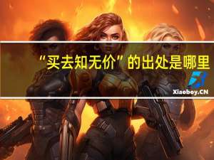 “买去知无价”的出处是哪里