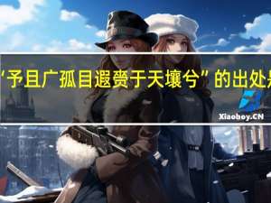 “予且广孤目遐赍于天壤兮”的出处是哪里