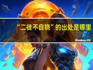 “二徒不自晓”的出处是哪里