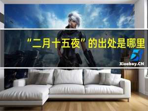“二月十五夜”的出处是哪里