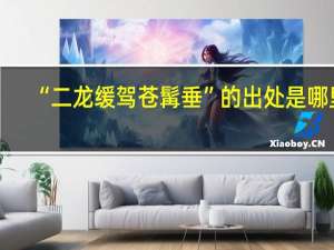 “二龙缓驾苍髯垂”的出处是哪里