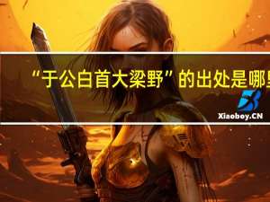 “于公白首大梁野”的出处是哪里
