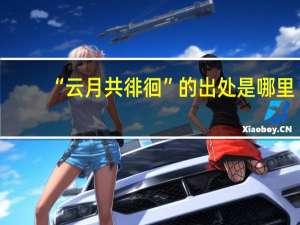 “云月共徘徊”的出处是哪里
