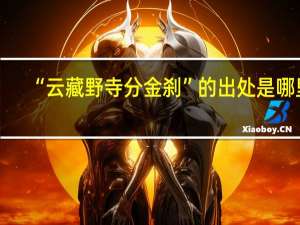 “云藏野寺分金刹”的出处是哪里