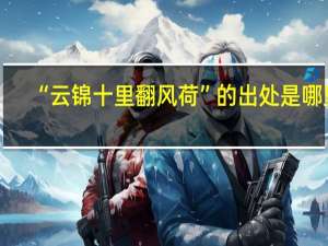 “云锦十里翻风荷”的出处是哪里
