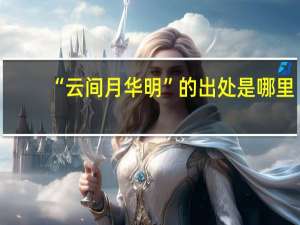 “云间月华明”的出处是哪里