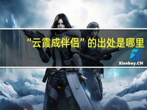 “云霞成伴侣”的出处是哪里