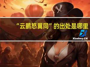 “云鹏怒翼同”的出处是哪里