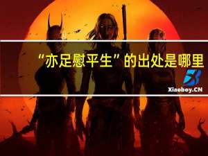“亦足慰平生”的出处是哪里