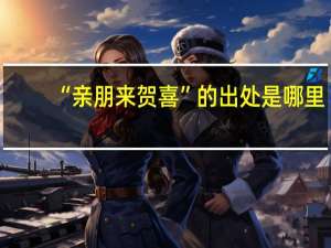 “亲朋来贺喜”的出处是哪里