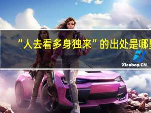 “人去看多身独来”的出处是哪里