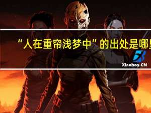 “人在重帘浅梦中”的出处是哪里