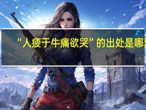 “人疲于牛痛欲哭”的出处是哪里
