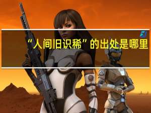 “人间旧识稀”的出处是哪里