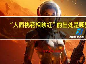 “人面桃花相映红”的出处是哪里