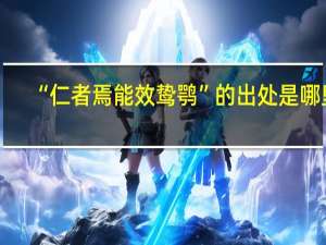 “仁者焉能效鸷鹗”的出处是哪里