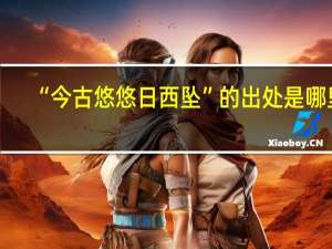 “今古悠悠日西坠”的出处是哪里