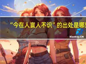 “今在人寰人不识”的出处是哪里