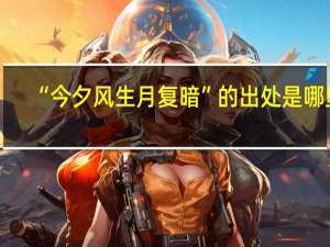 “今夕风生月复暗”的出处是哪里