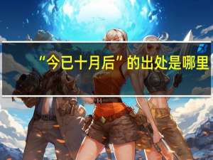 “今已十月后”的出处是哪里