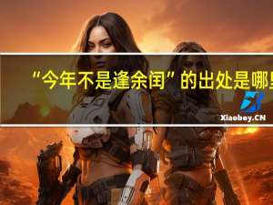 “今年不是逢余闰”的出处是哪里