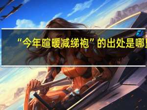 “今年暄暖减绨袍”的出处是哪里