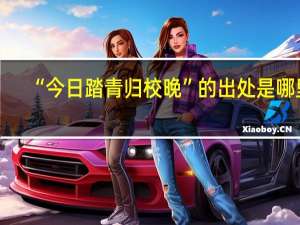 “今日踏青归校晚”的出处是哪里