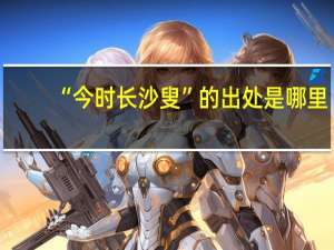 “今时长沙叟”的出处是哪里