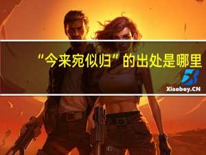 “今来宛似归”的出处是哪里