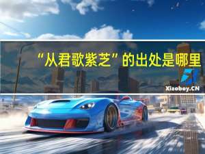 “从君歌紫芝”的出处是哪里