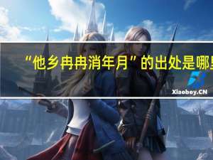 “他乡冉冉消年月”的出处是哪里