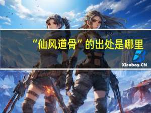 “仙风道骨”的出处是哪里