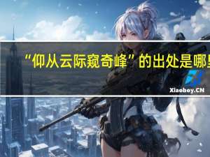 “仰从云际窥奇峰”的出处是哪里