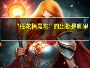 “任花梢晨影”的出处是哪里