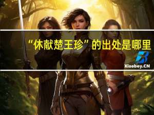 “休献楚王珍”的出处是哪里