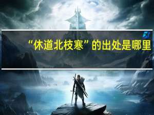 “休道北枝寒”的出处是哪里