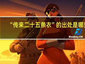 “传来二十五条衣”的出处是哪里