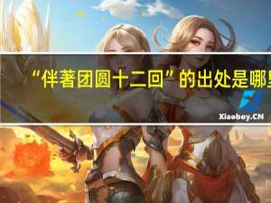 “伴著团圆十二回”的出处是哪里