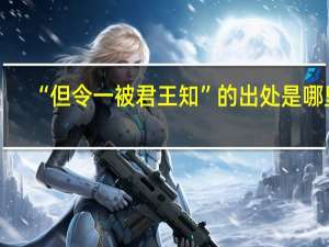 “但令一被君王知”的出处是哪里