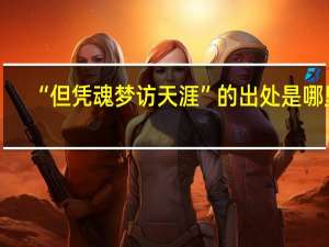 “但凭魂梦访天涯”的出处是哪里