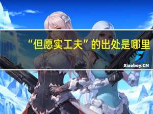 “但愿实工夫”的出处是哪里