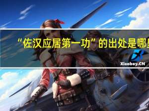 “佐汉应居第一功”的出处是哪里